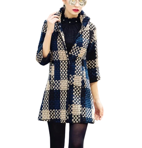 CAT Damski płaszcz z rękawem 3/4