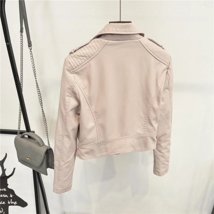 DUOKUI LANNAIER Ramoneska damska czarna - obrazek 4