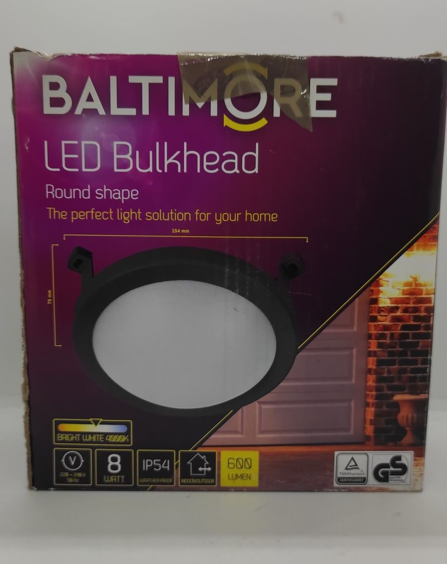 LAMPA LED ELEWACYJNA 230V KULISTA CZARNA - obrazek 5