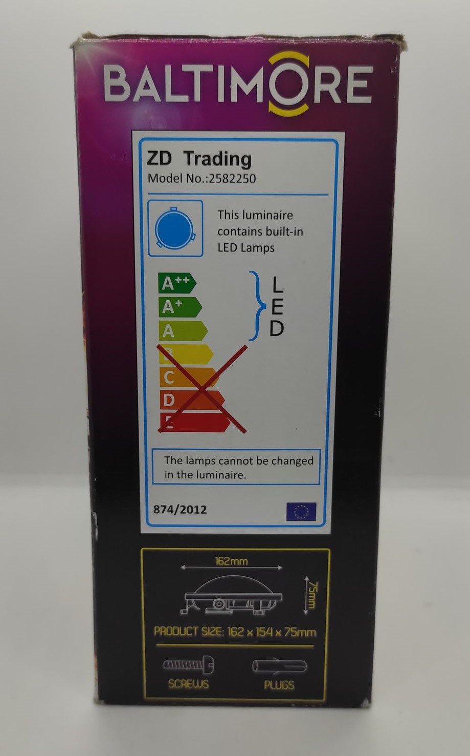 LAMPA LED ELEWACYJNA 230V KULISTA CZARNA - obrazek 6