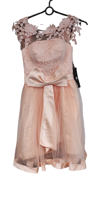 Damska szyfonowa koronkowa sukienka