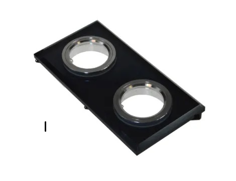 Oprawa sufitowa Worta Black podwójna - Stała - obrazek 2