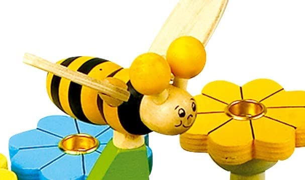 Small Foot 7611 Świecznik urodzinowy drewniana łąka - obrazek 4