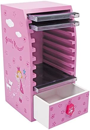Small Foot 5355 Regał na płyty CD z szufladą Beauty Princess - obrazek 2