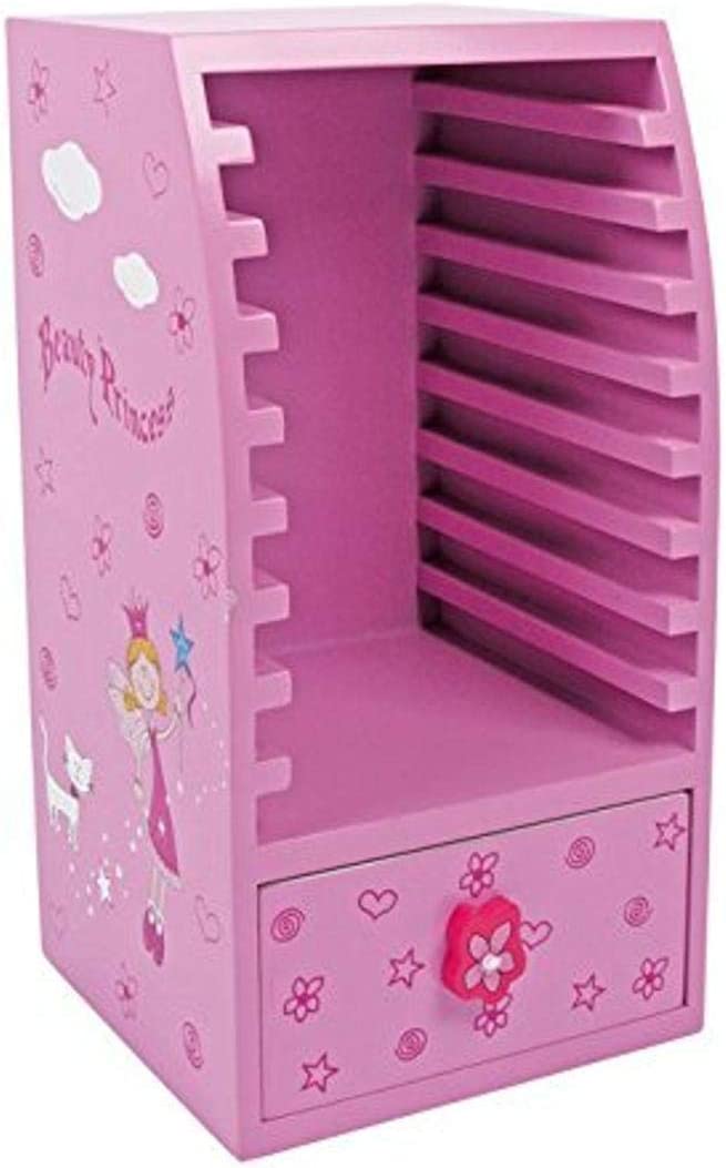 Small Foot 5355 Regał na płyty CD z szufladą Beauty Princess