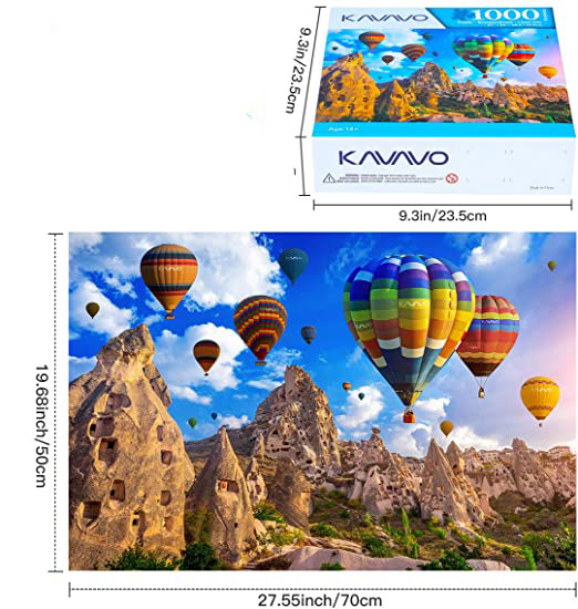 KAVAVO Puzzle Balony 100 Elementów - obrazek 3