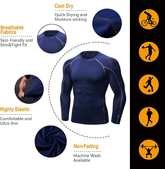 NIKSA Męska sportowa koszulka 2szt. - obrazek 3