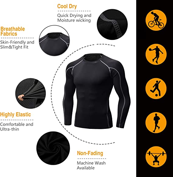 NIKSA Męska sportowa koszulka 2szt. - obrazek 3