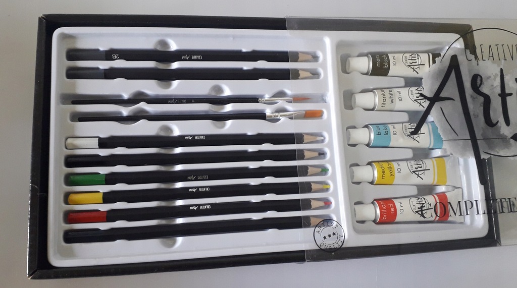 Zestaw artystyczny do malowania rysowania farby - obrazek 2