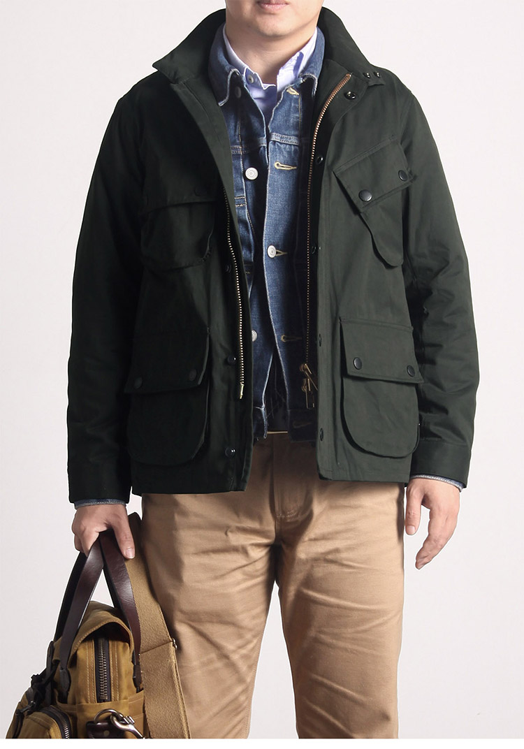 Męska kurtka wojskowa American style retro - obrazek 3