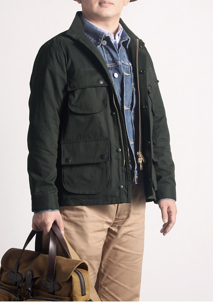 Męska kurtka wojskowa American style retro - obrazek 4