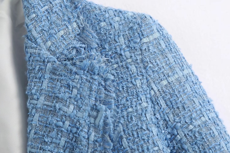 Damska dzianinowa marynarka Vintage - obrazek 6