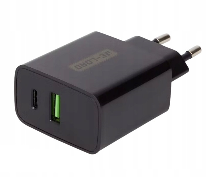 ŁADOWARKA SIECIOWA QUICK CHARGE 3.0 2 PORTY