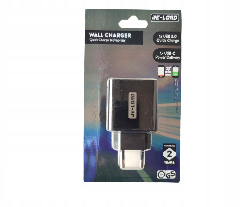 ŁADOWARKA SIECIOWA QUICK CHARGE 3.0 2 PORTY - obrazek 3