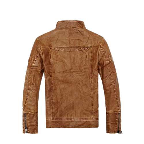 Męska kurtka skóra ekologiczna - obrazek 3