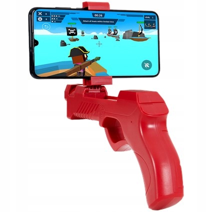 Pistolet do gry bluetooth Battletron kontroler red - obrazek 3