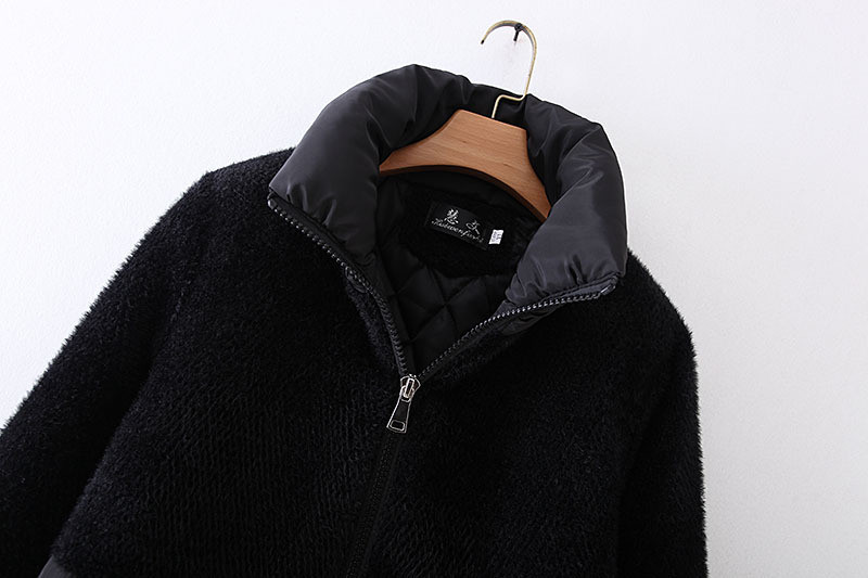 Damska puchowa kurtka ze stójką - obrazek 4