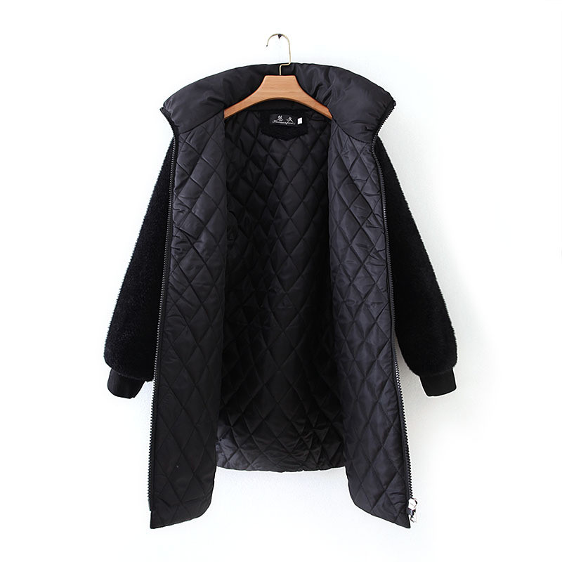 Damska puchowa kurtka ze stójką - obrazek 2