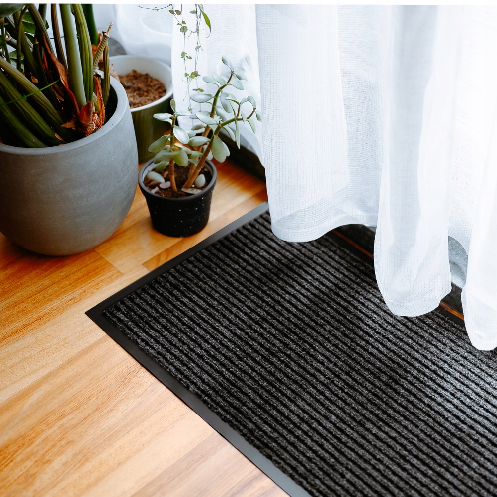 Wycieraczka pod Drzwi do Butów Czarna 2 sztuki - obrazek 2