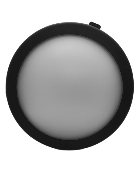 LAMPA LED ELEWACYJNA 230V KULISTA CZARNA