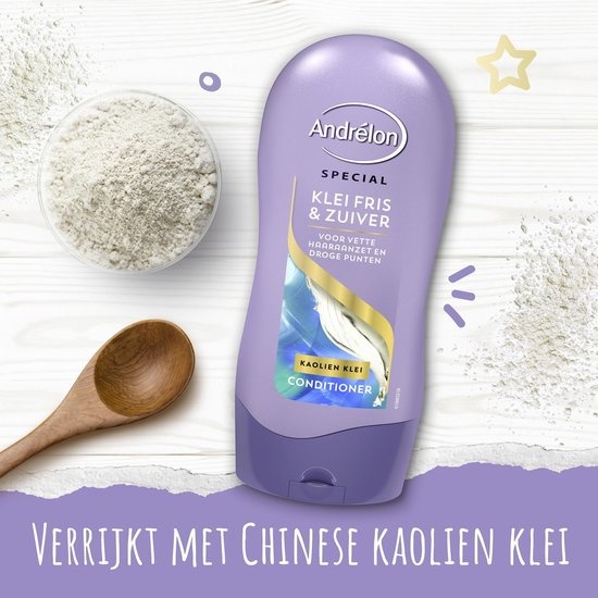 Odżywka Andrélon Clay Fresh & Pure - 300 ml - obrazek 3