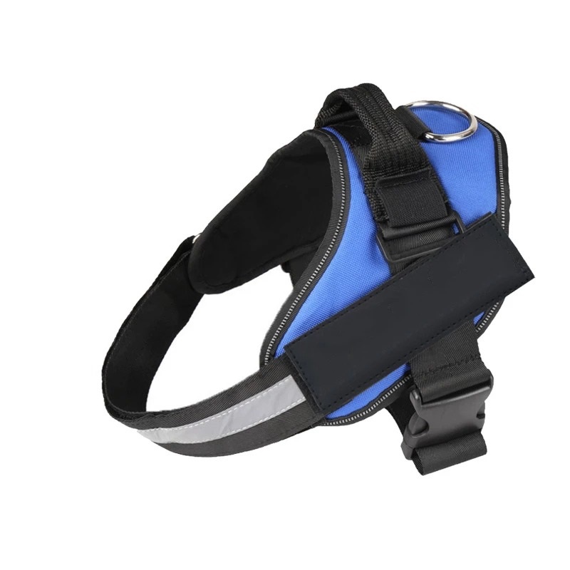 Uprząż dla psa niebieska XL