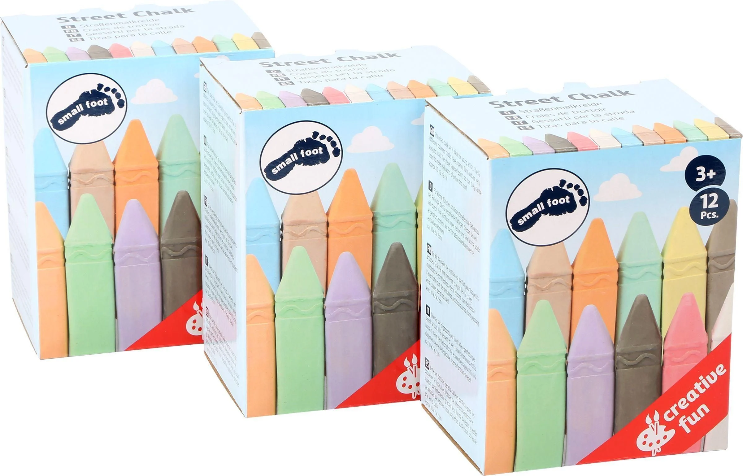Zestaw kolorowej kredy do malowania Small Foot