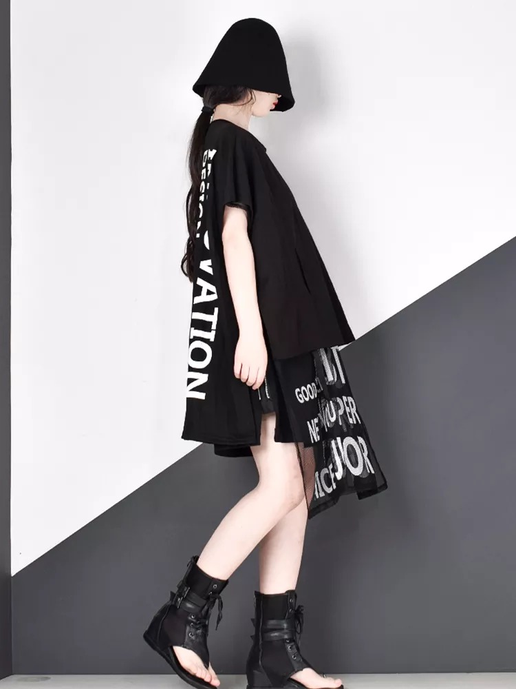 Damska długa tunika z nadrukiem - obrazek 3