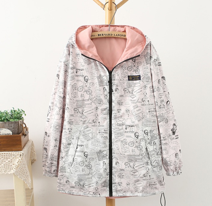 JERWOILTY Dwustronna damska kurtka przejściowa - obrazek 2