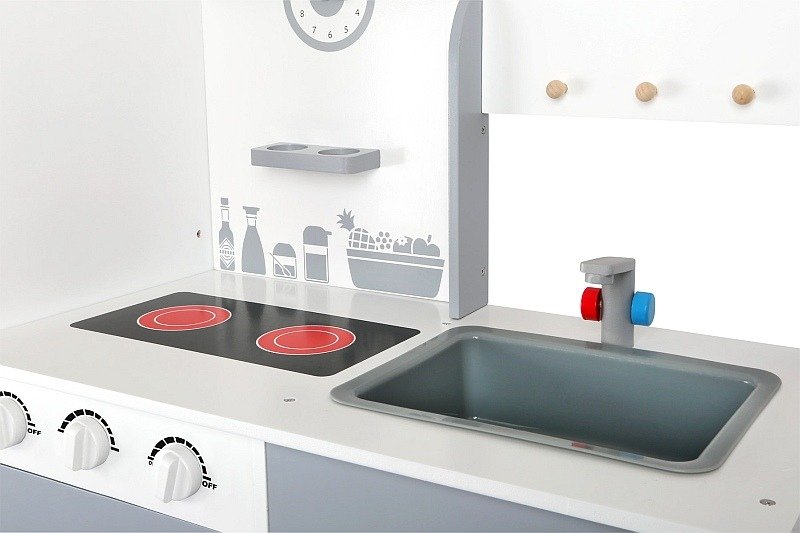 Drewniana kuchnia dla dzieci Lilliet z lodówką 10598-Small Foot - obrazek 2