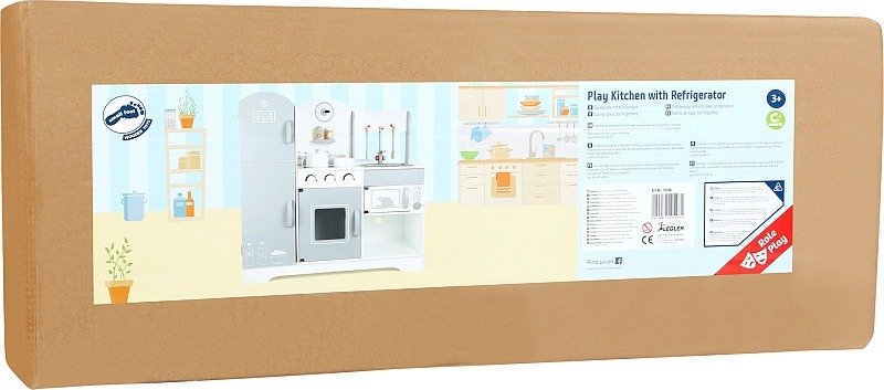 Drewniana kuchnia dla dzieci Lilliet z lodówką 10598-Small Foot - obrazek 4
