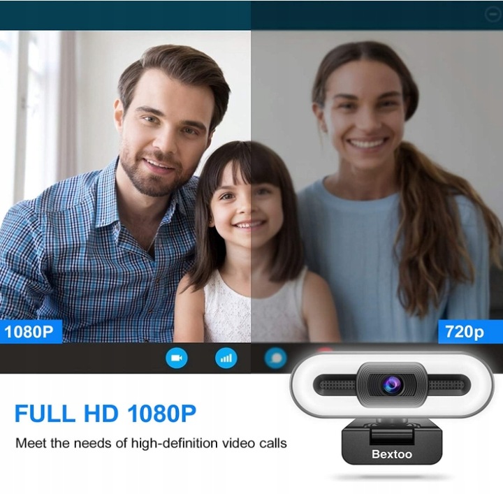Bextoo Webcam 1080P Kamera internetowa - obrazek 2