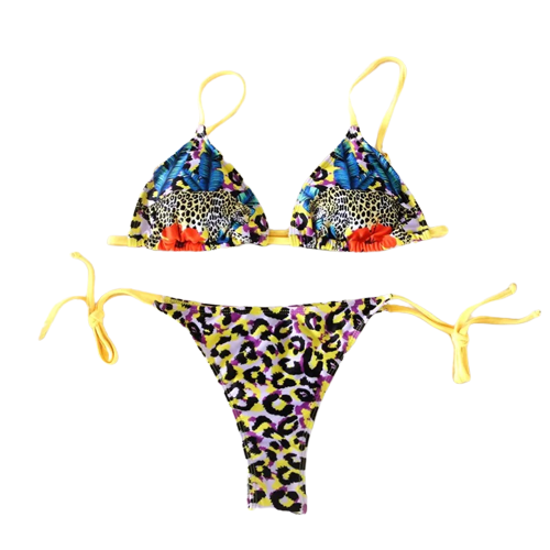 Dwuczęściowe wzorzyste bikini