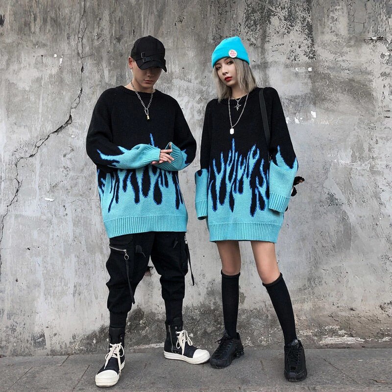 Sweter unisex z nadrukiem roz. M - obrazek 3