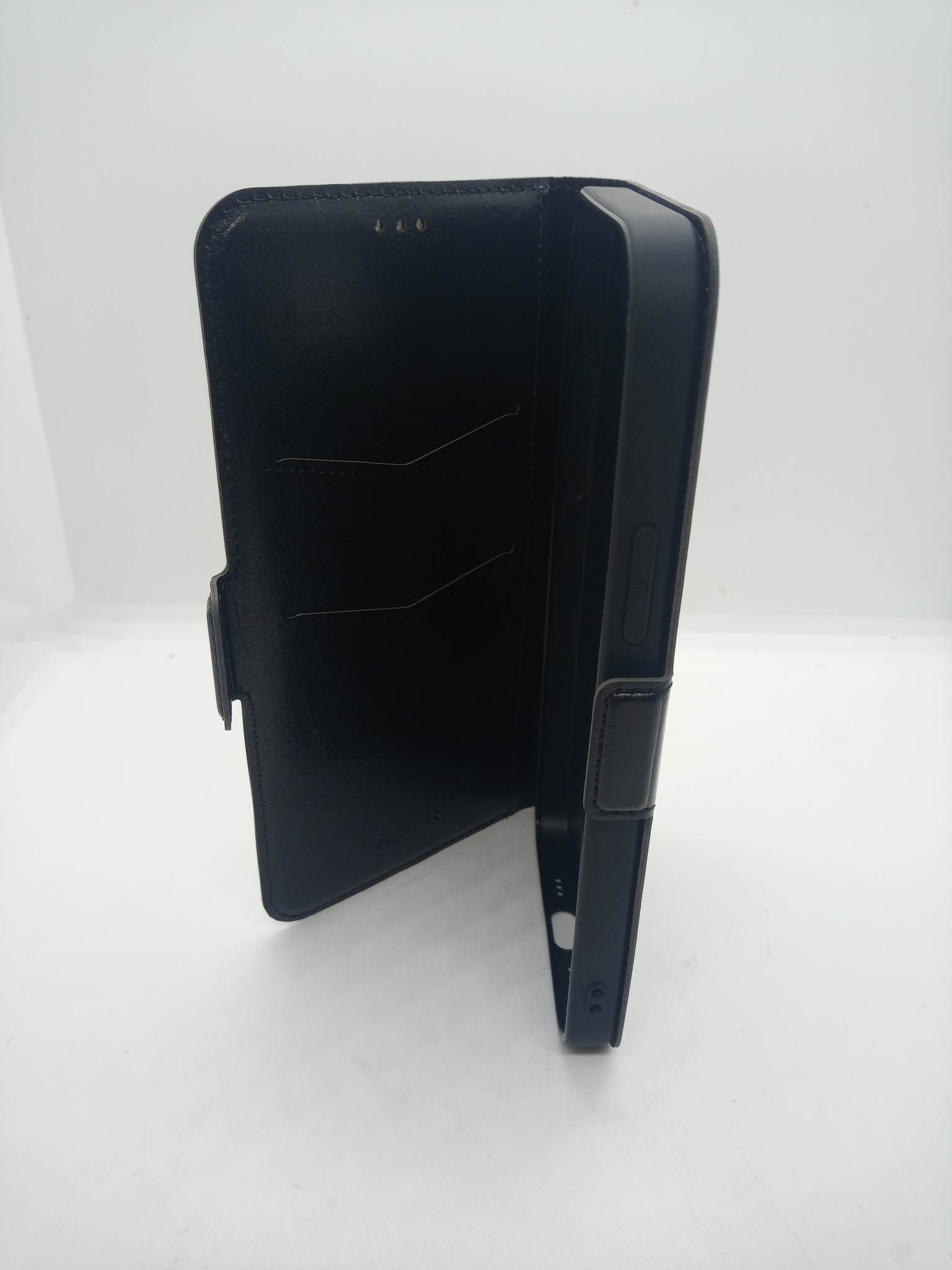 AUNOTE Etui z klapką iPhone 12 (6.1) Czarne - obrazek 5