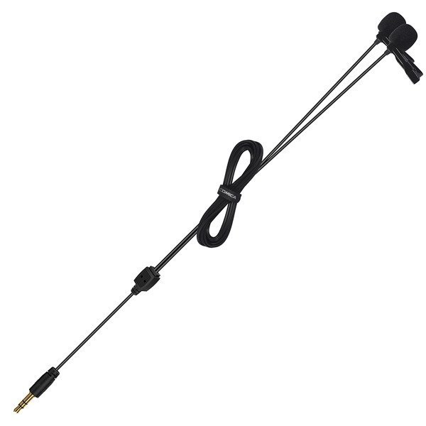 Comica podwójny mikrofon lavalier do kamery - obrazek 2