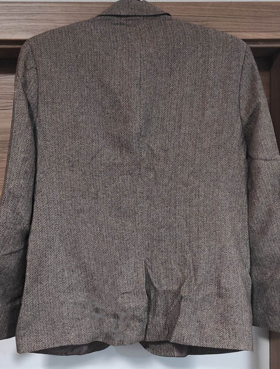 Elegancka męska marynarka w jodełkę - obrazek 3