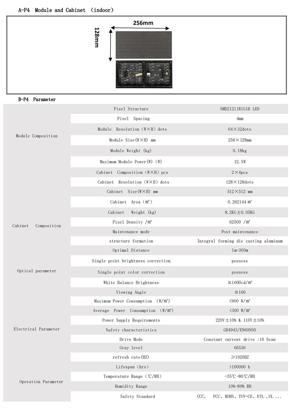 Panel Ekranowy Led Display 768 x 384 - obrazek 6