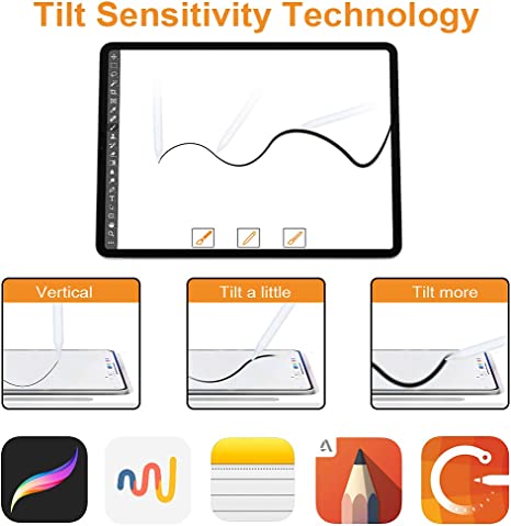 AM-RE Rysik do Apple iPad (2018-2020), iPad Pro (11/12,9 cala), iPad 6./7., iPad Mini 5 - obrazek 4