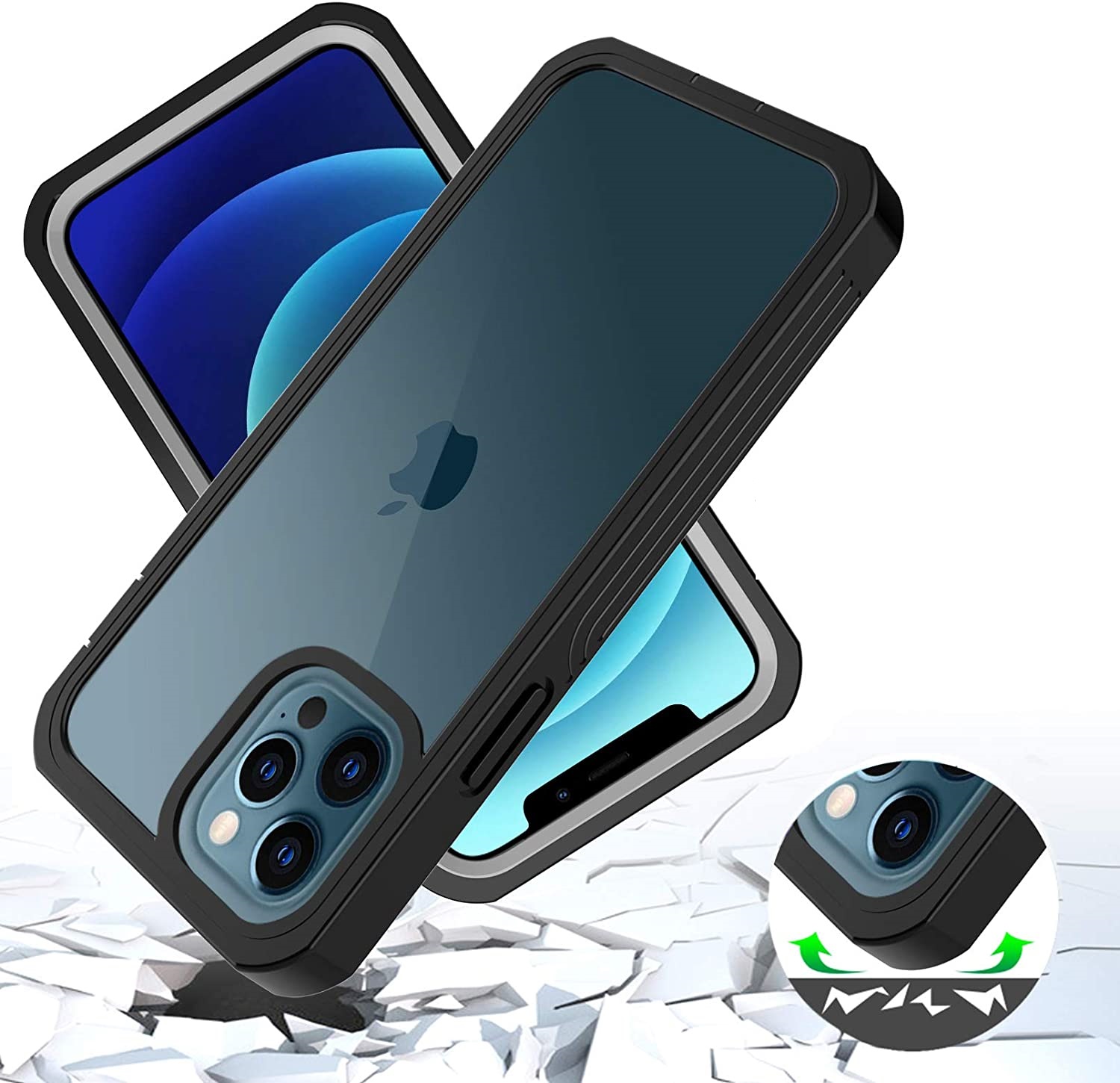 BESINPO Full Case iPhone 12 Pro Max 6,7" - obrazek 3