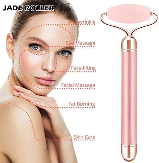 LDREAMAM elektryczny jadeitowy masażer do twarzy 2 w 1 - obrazek 3