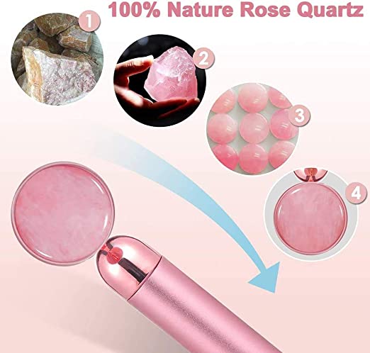 LDREAMAM elektryczny jadeitowy masażer do twarzy 2 w 1 - obrazek 2