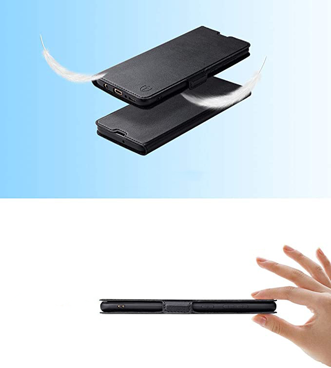 AUNOTE Etui z klapką do Samsung Galaxy M20 - obrazek 3