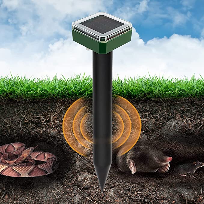 EFFECTIVELY REPELES Odstraszacz kretów mocny solarny - obrazek 2