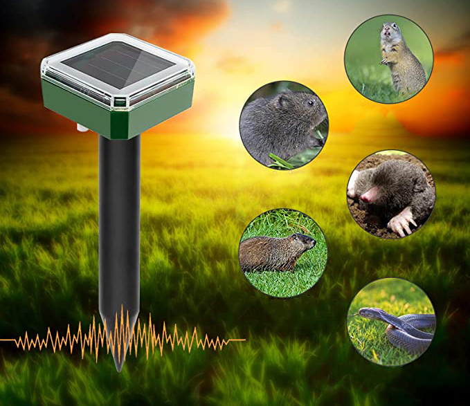 EFFECTIVELY REPELES Odstraszacz kretów mocny solarny - obrazek 4