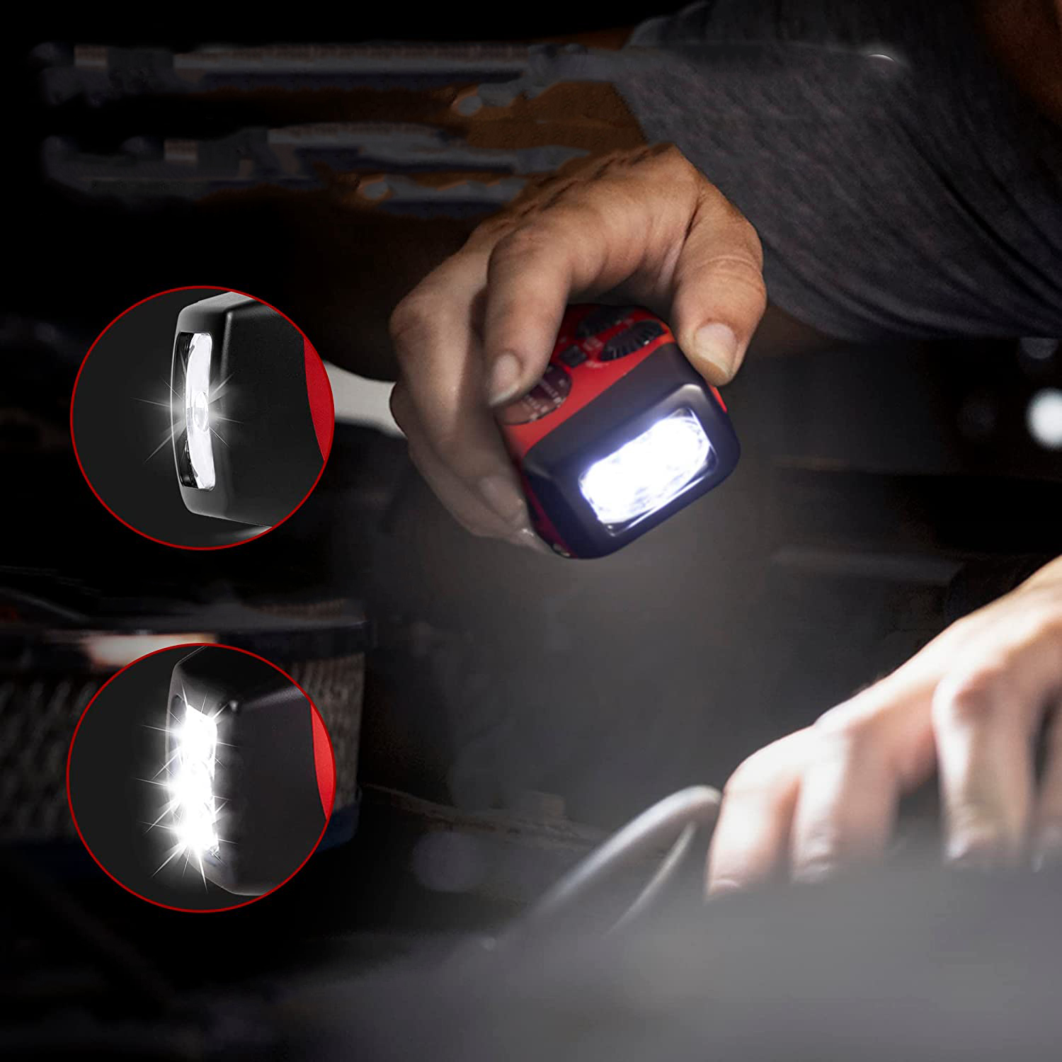 Solarne radio awaryjne z latarką - obrazek 5