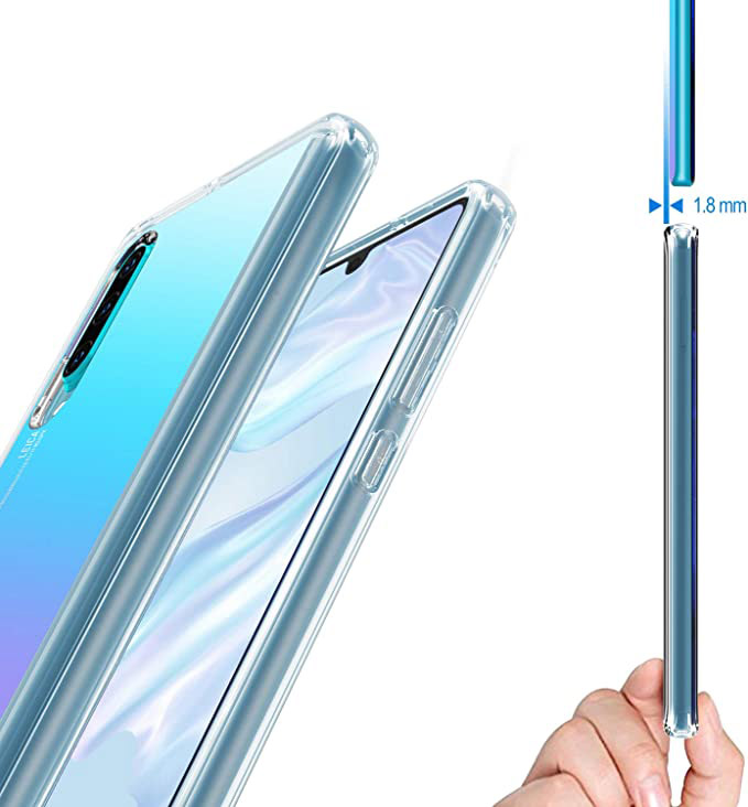 AUNOTE Etui do Huawei P30 Bezbarwne - obrazek 3