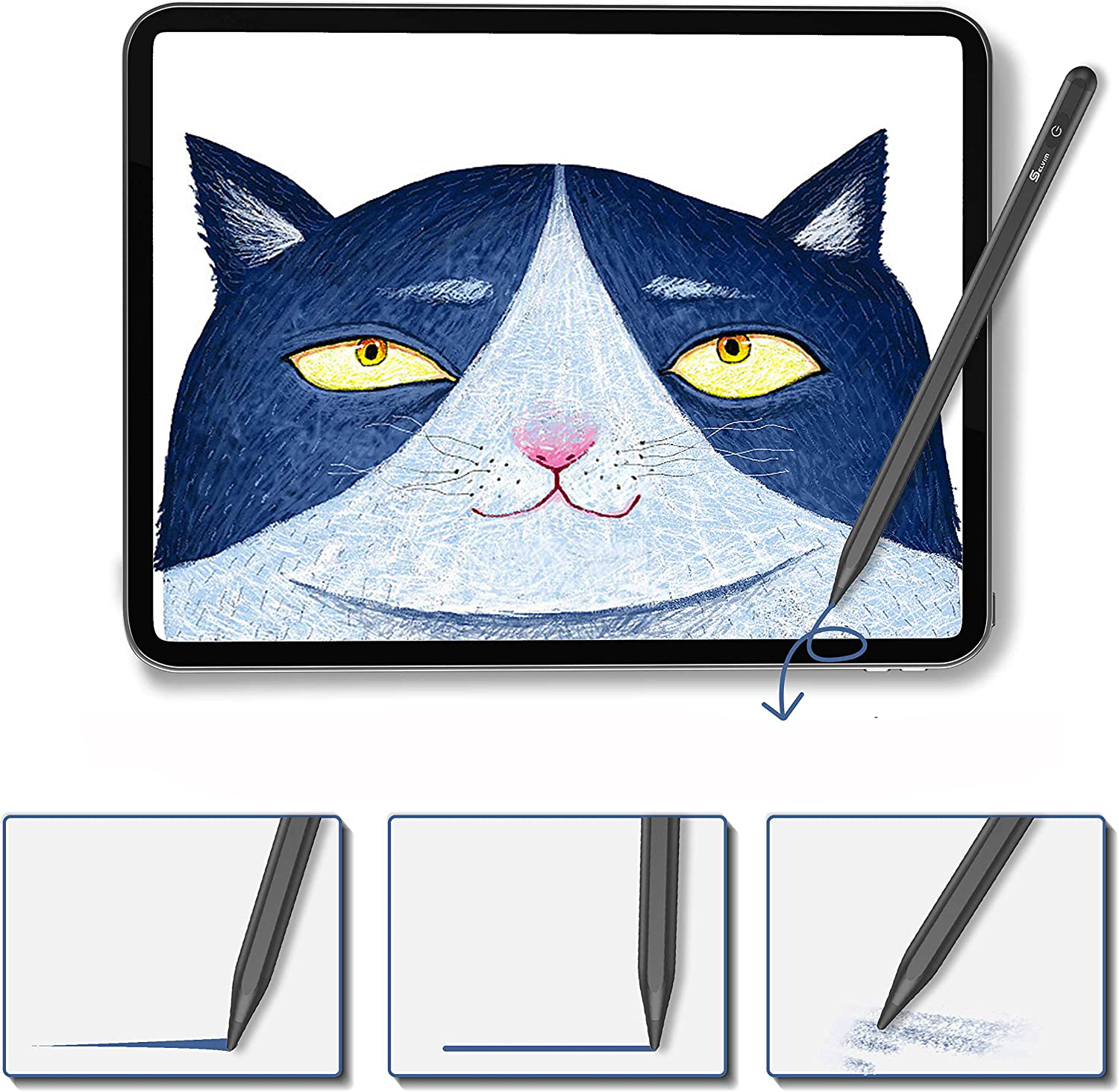 Rysik długopis do ekranów dotykowych Selvim Stylus Pen do iPada - obrazek 4