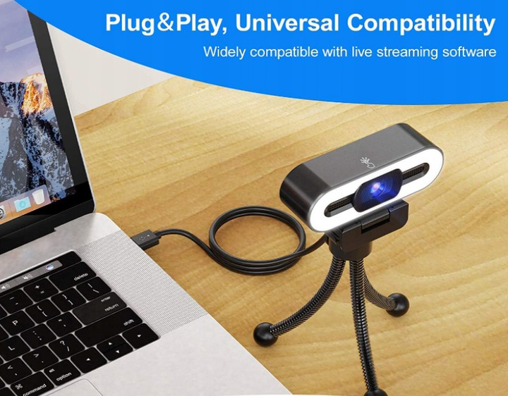 Bextoo Webcam 1080P Kamera internetowa - obrazek 6