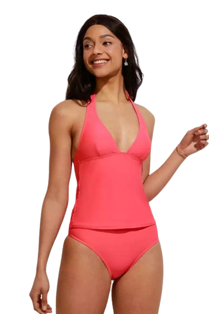 CUPSHE Dwuczęściowe bikini Summer Of Love Halte Tankini z dekoltem w szpic